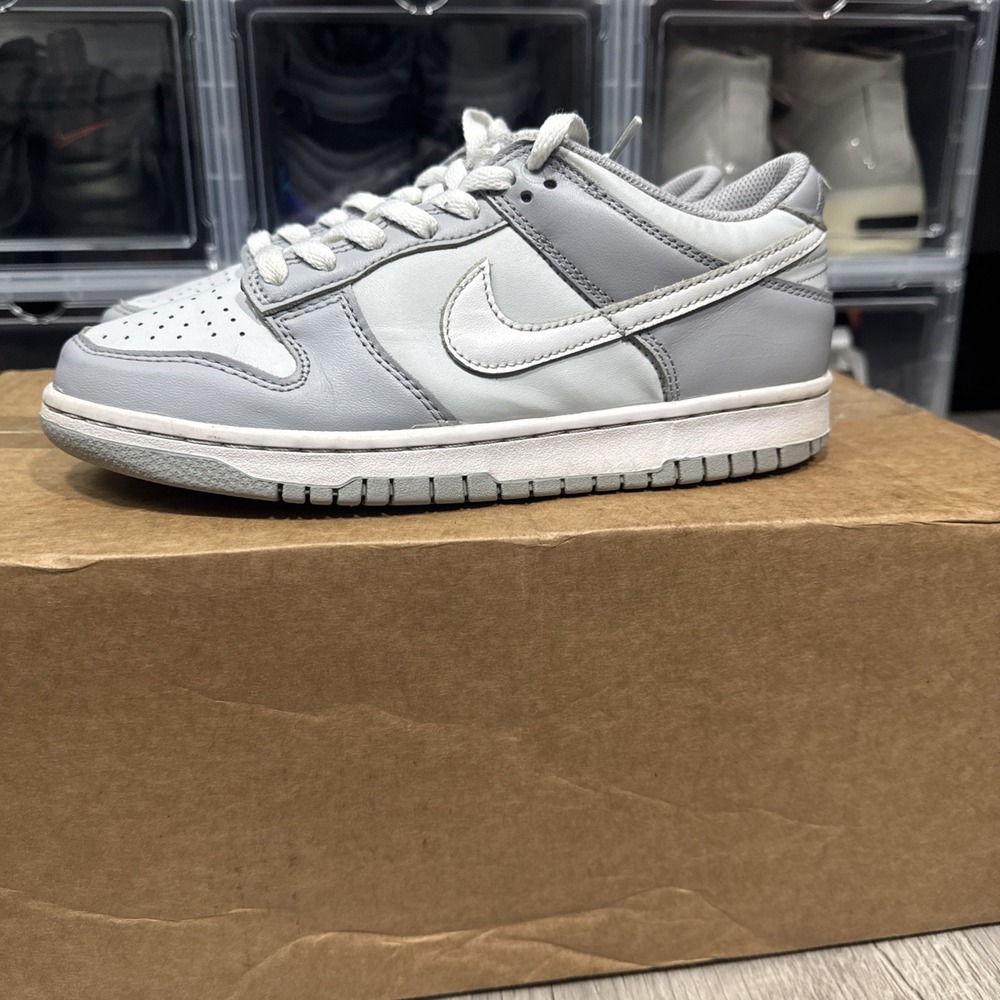Nike Dunk Low (GS) 'Pure Platinum' Size US 6y 8 Women's Casual Shoe